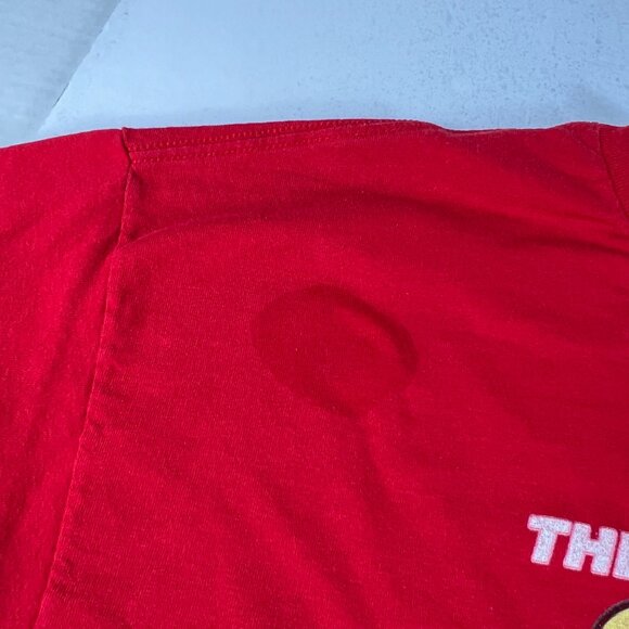 Kansas City Chiefs Big Red Andy Reid Coach Shirt Extra Extra Large Red Faded Tee - Picture 4 of 14